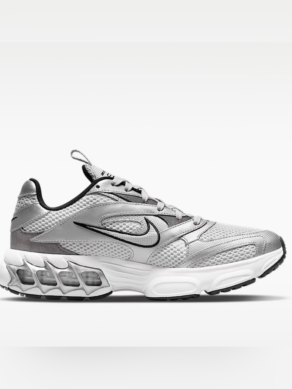 Nike zoom air womens Athletic Running Shoes - White & Silver - Picture 2 of 7